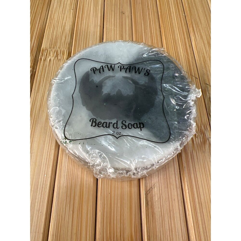 Mens Paw's Beard Soap Fathers Day Gift New Teakwood Mahogany Gift  Dad Grandpa
